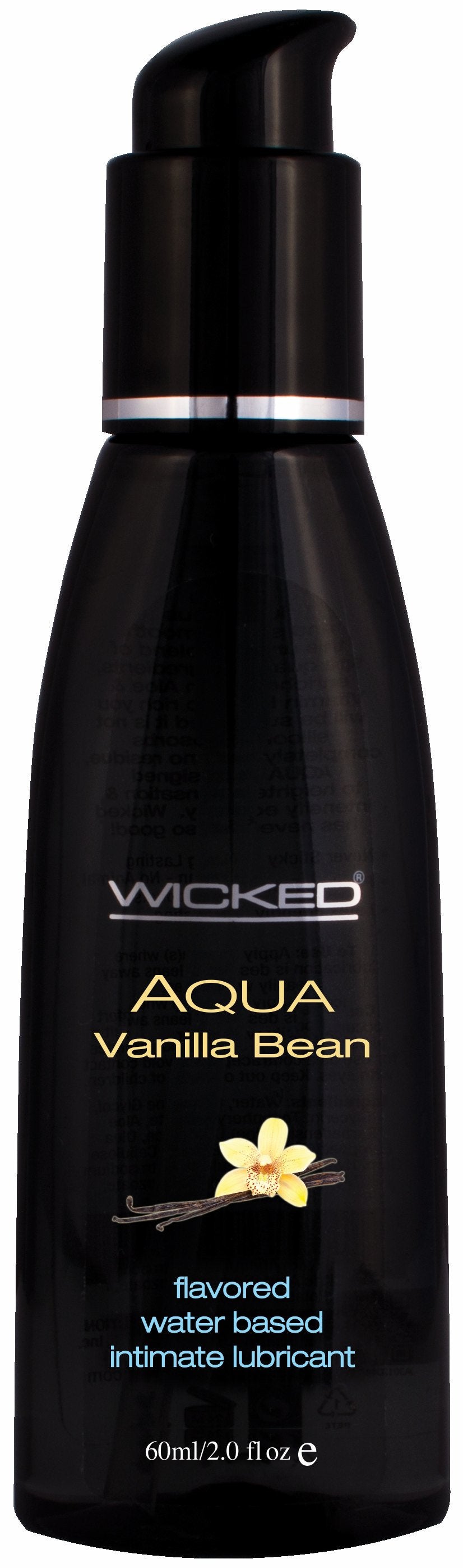 WICKED AQUA VANILLA BEAN LUBE 2 OZ - WIC90332