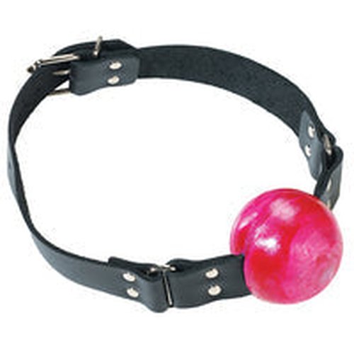 2IN RED BALL GAG W/BUCKLE - SPL08N14