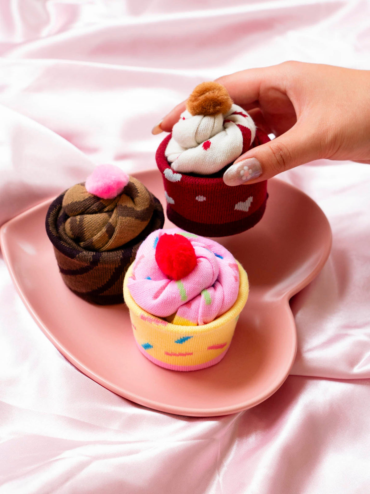 Cupcake Sock Gift Set - 3016      10122