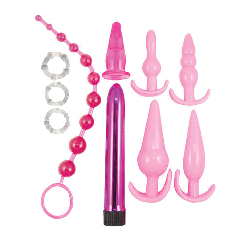 PINK ELITE COLLECTION ANAL PLAY KIT - PINK