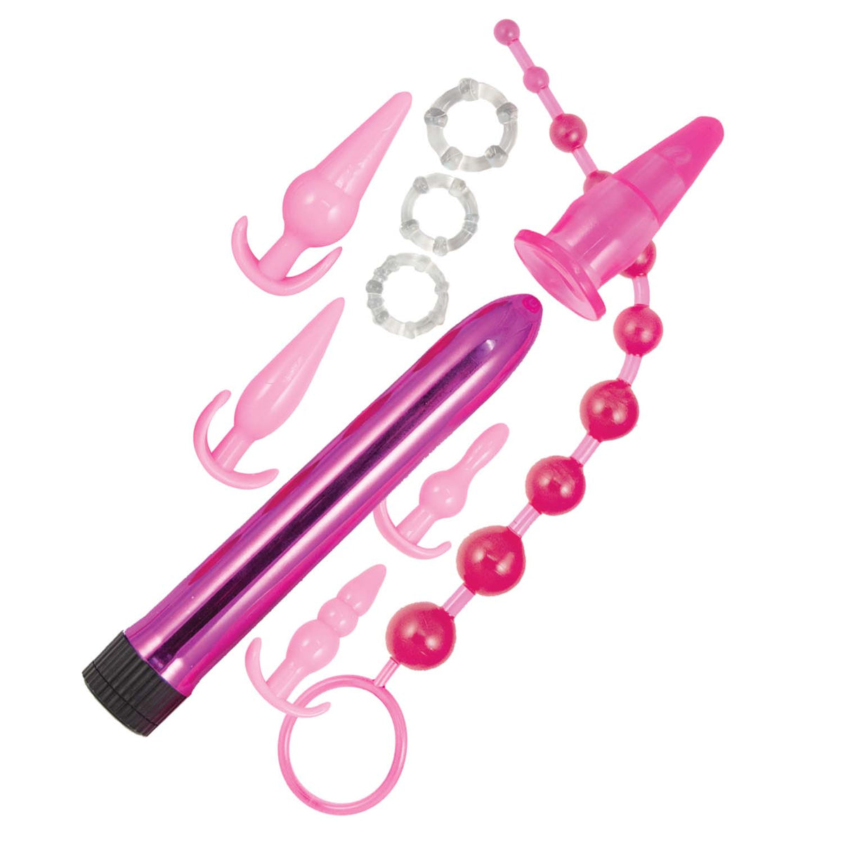 PINK ELITE COLLECTION ANAL PLAY KIT - PINK