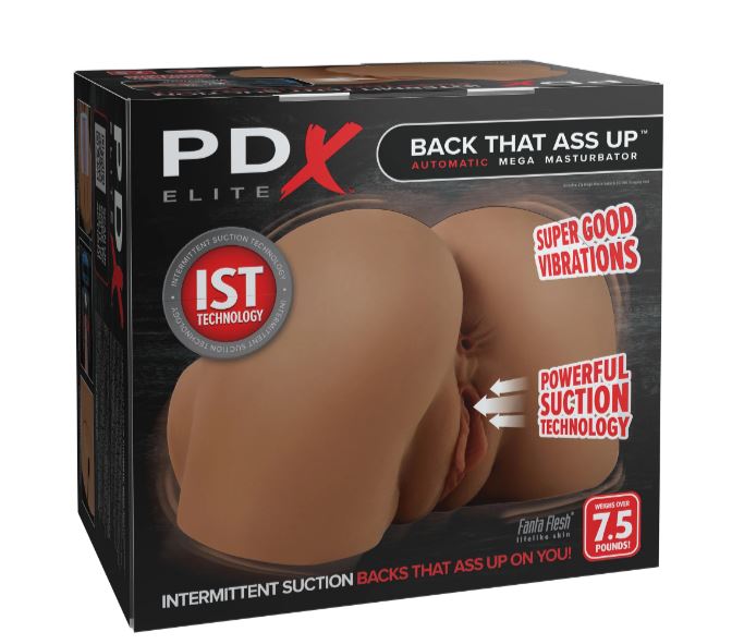 PDX ELITE BACK THAT ASS UP AUTOMATIC MEGA MASTURBATOR BROWN - PDRD63129