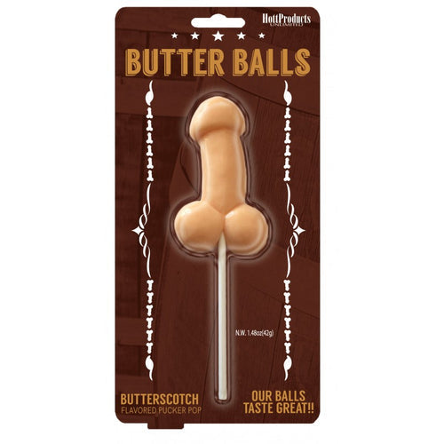 BUTTER BALLS BUTTERSCOTCH FLAVORED PECKER POP