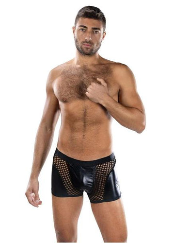 SHEER CONTRATT BOXER BRIEF BLACK - XGBLE325BLK