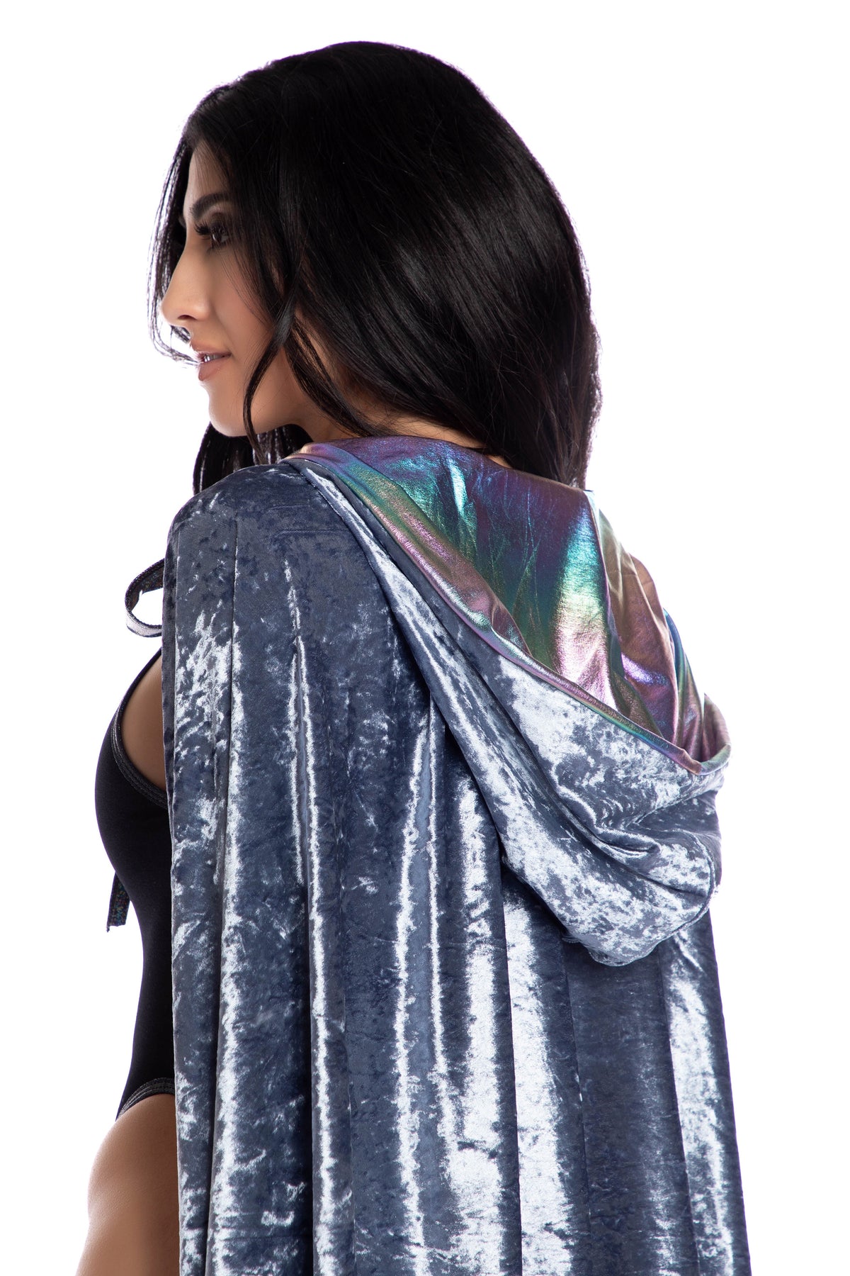 3272 - Midnight Velvet Cape w/Hood - 3272