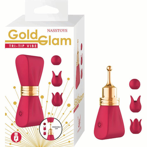 GOLD GLAM TRI TIP VIBE RED