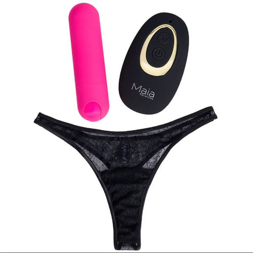 DATE NIGHT REMOTE PINK PANTY VIBE - S/M - MTRM330PKSM