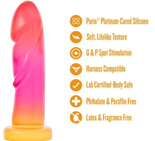 AVANT HANDCRAFTED ARTISAN DILDO SUNBURST - BN33800