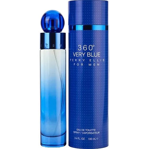 360 PERRY ELLIS VERY BLUE 3.4OZ, MEN'S PERFUME, EDT-Pinkfoxxx