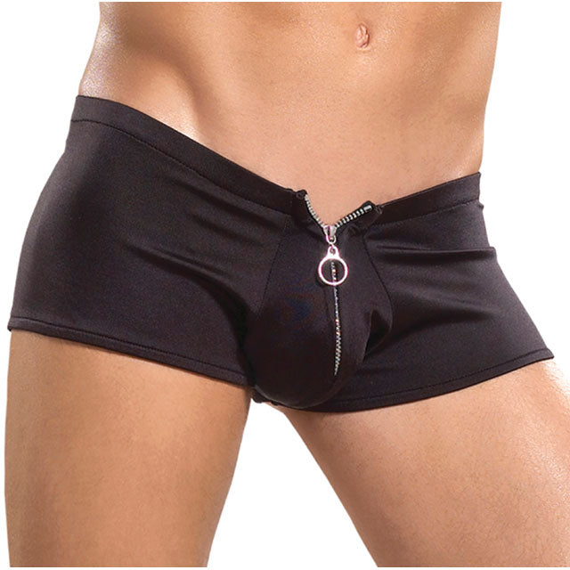 Male Power Zipper Shorts Underwear