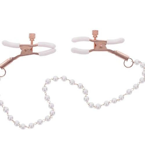 PEACHES N CREAME PEARL NIPPLE CLAMPS - SS09964