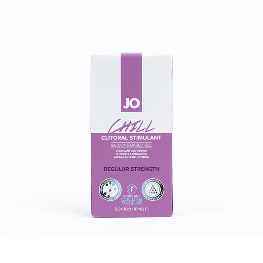 JO Chill Clitoral Gel - Cooling - Stimulant (Silicone-Based) 0.34 fl oz / 10 ml