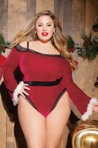 3796X - Velvet Santa Teddy