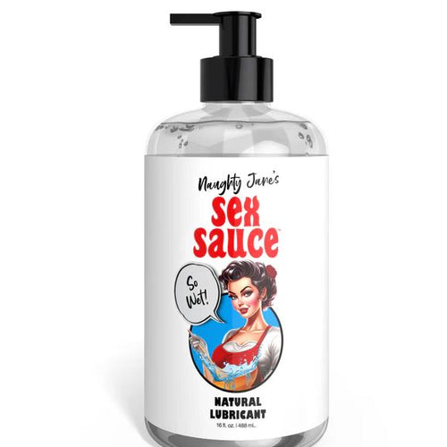 SS NAUGHTY JANES SEX SAUCE NATURAL LUBE 16 OZ - XRAH39616OZ