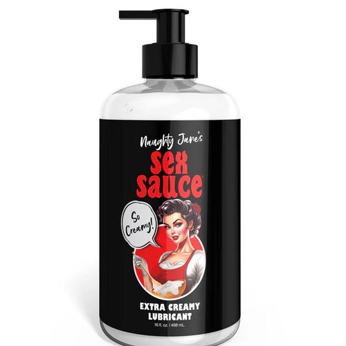 SS NAUGHTY JANES SEX SAUCE EXTRA CREAMY LUBE 16 OZ - XRAH39716OZ