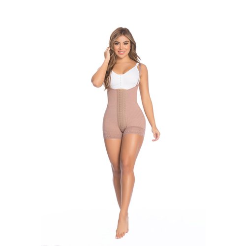 Body Garment-Hip Hugger-Braless 3 level hook. Control shaping girdle with high compression