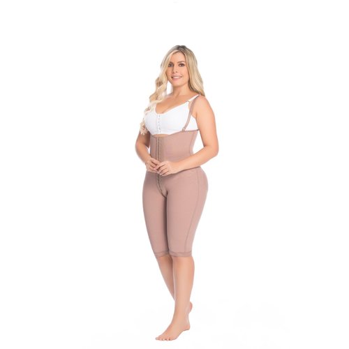Body Garment Below Knee-Suspenders and Braless. During the postoperative or cosmetic surgi