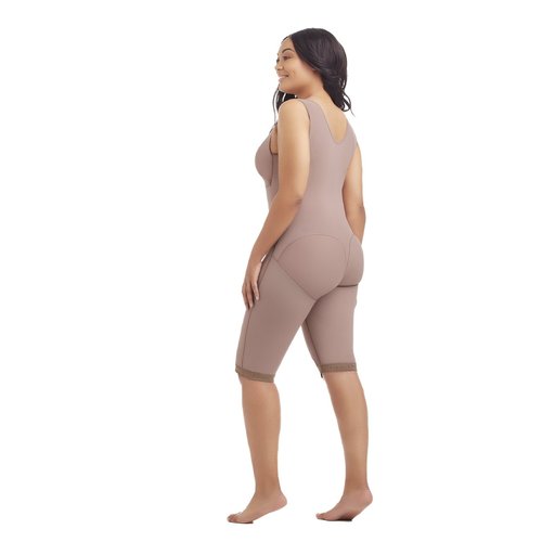 Body Garment Below Knee-Sleeveless-Bra. This shapewear helps with recovery, healing proces