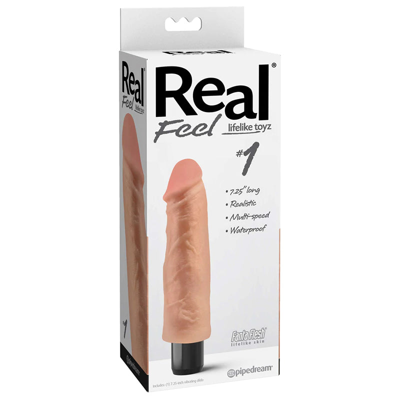 Pipedream Real Feel Lifelike Toyz Realistic Vibrating Dildo