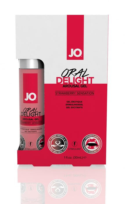 JO ORAL DELIGHT STRAWBERRY SENSATION 1 OZ - JO40481