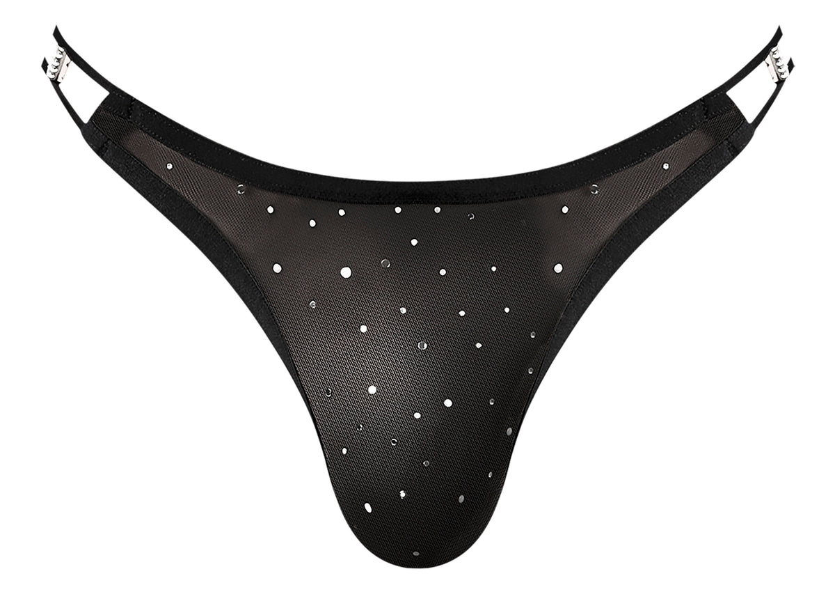 SHOW STOPPER THONG BLACK L/XL - MP407288BKLX
