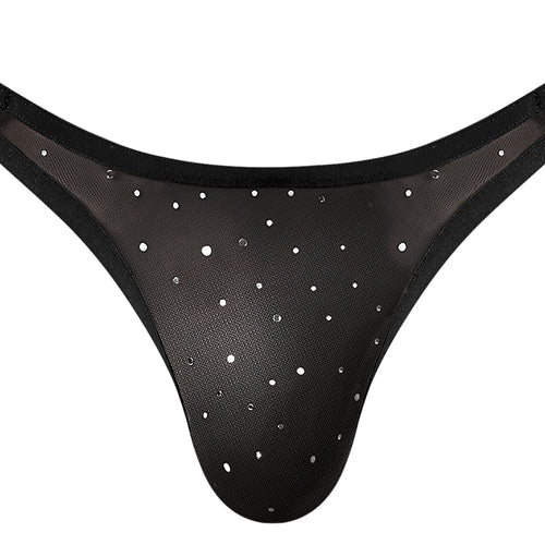 SHOW STOPPER THONG BLACK L/XL - MP407288BKLX