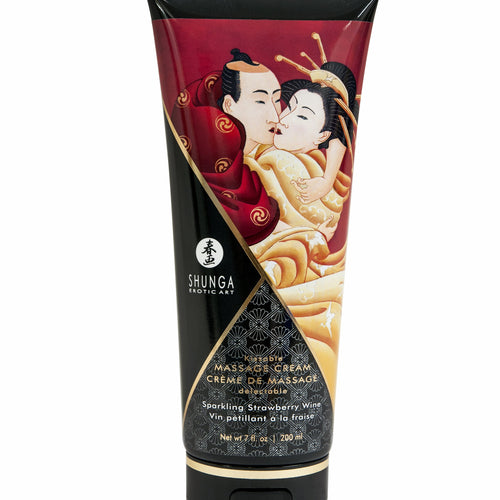 MASSAGE CREAM SPARKLING STRAWBERRY WINE 7 OZ - SH4108