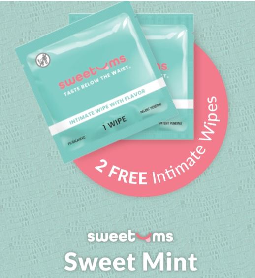 SWEETUMS CROTCHLESS PANTY W/ WIPES MINT L/XL