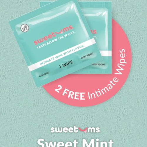 SWEETUMS CROTCHLESS PANTY W/ WIPES MINT L/XL