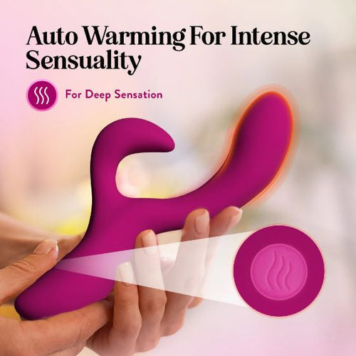QUINN RABBIT VIBRATOR BURGUNDY - BN41520