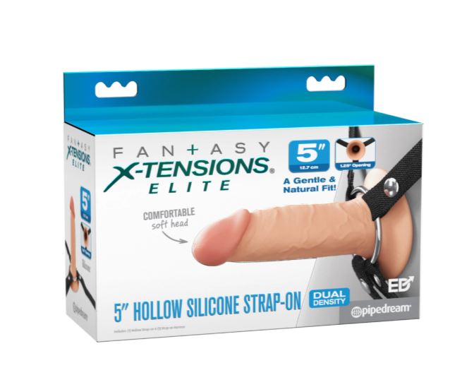 FANTASY X-TENSIONS ELITE 5IN HOLLOW STRAP-ON LIGHT - PD416521