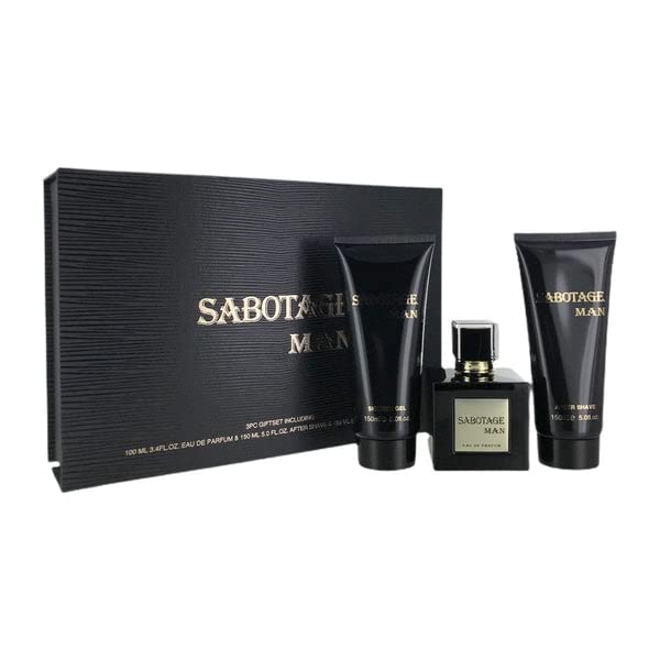 SABOTAGE 3PC SET, MEN'S GIFT SET, EDP