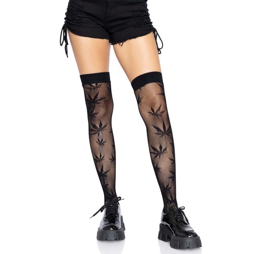 420 Net Thigh Highs - 6642      00122