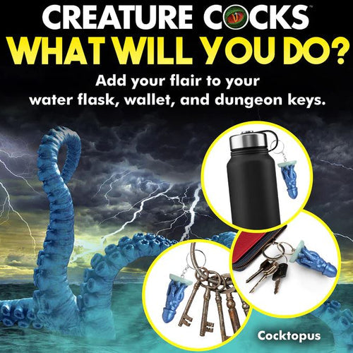 CREATURE COCKS COCKTOPUS SILICONE KEYCHAIN - XRAH427