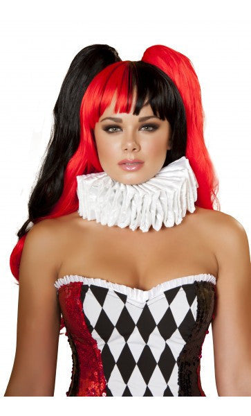 WIG101 - Black Red Wig
