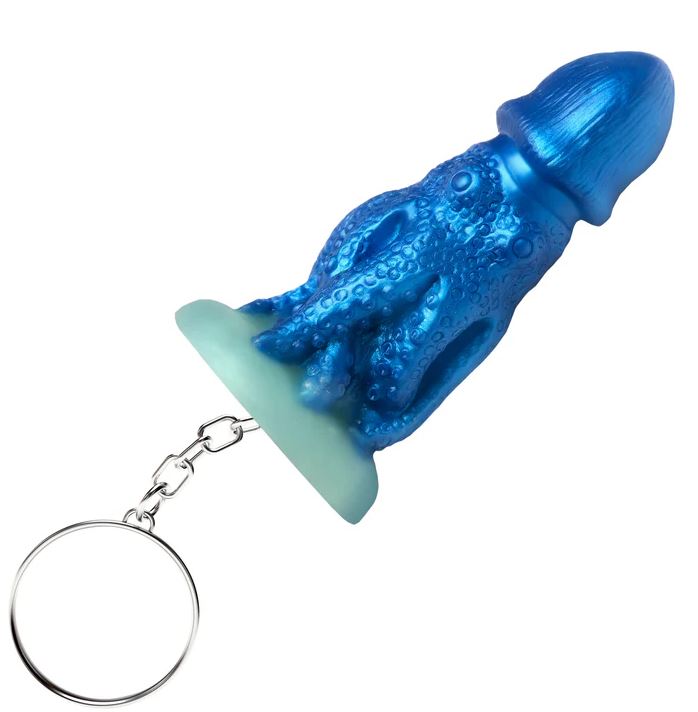 CREATURE COCKS COCKTOPUS SILICONE KEYCHAIN - XRAH427