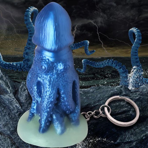 CREATURE COCKS COCKTOPUS SILICONE KEYCHAIN - XRAH427