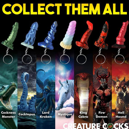 CREATURE COCKS LORD KRAKEN SILICONE KEYCHAIN - XRAH425