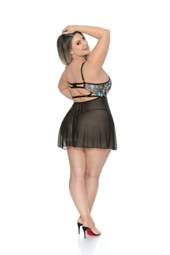 43571X EMBROIDERY BABY DOLL