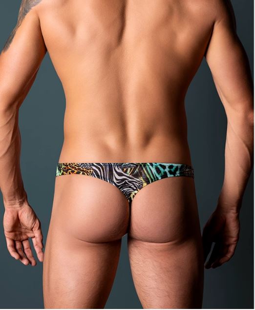 GO WILD! THONG W/RINGS S/M - MP439295MUSM