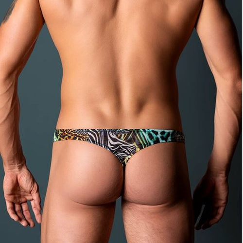 GO WILD! THONG W/RINGS S/M - MP439295MUSM