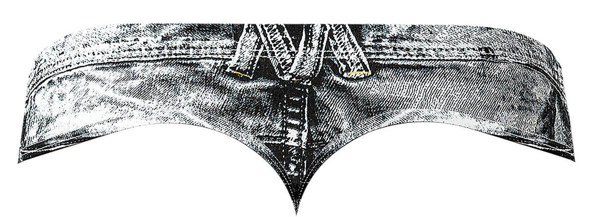 DIRTY DENIM THONG BLUE L/XL - MP440286DNLX