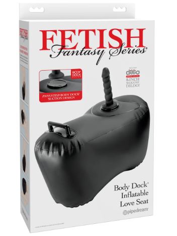 FETISH FANTASY S/ BODY DOCK INFLATABLE LOVE SEAT BLK - PD447123