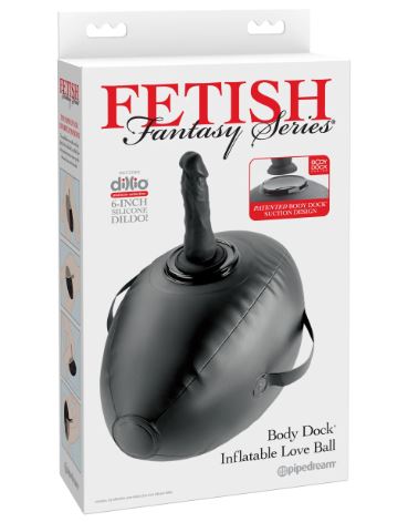 FETISH FANTASY S/ BODY DOCK INFLATABLE LOVE BALL BLK - PD447223