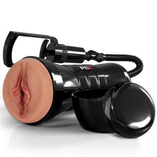 PDX EXTREME SUPER SUCKER XXL STROKER BROWN - PDRD44829
