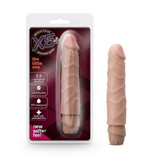 Blush X5 Plus The Little One Realistic 6.75 in. Vibrating Dildo Beige