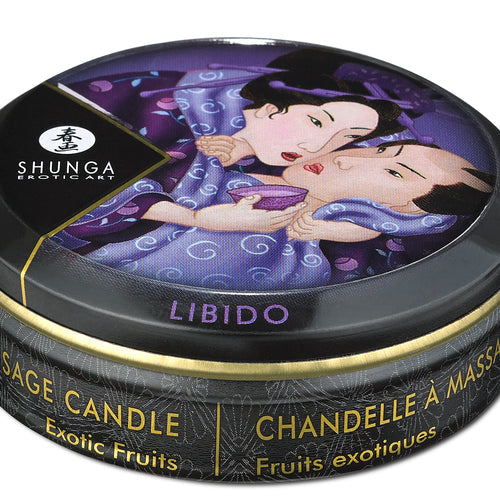 MINI MASSAGE CANDLE LIBIDO/ EXOTIC FRUITS 1 OZ - SH4602