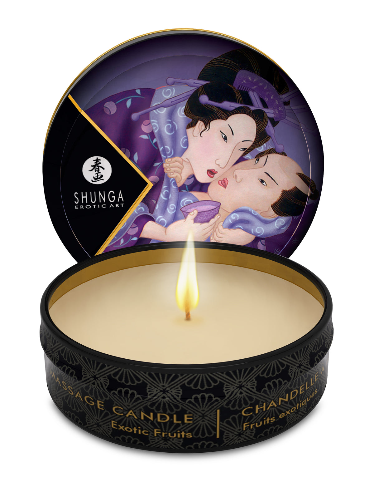 MINI MASSAGE CANDLE LIBIDO/ EXOTIC FRUITS 1 OZ - SH4602