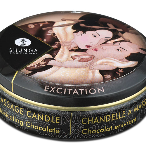 MINI MASSAGE CANDLE EXCITATION / INTOXICATING CHOCOLATE 1 OZ - SH4609