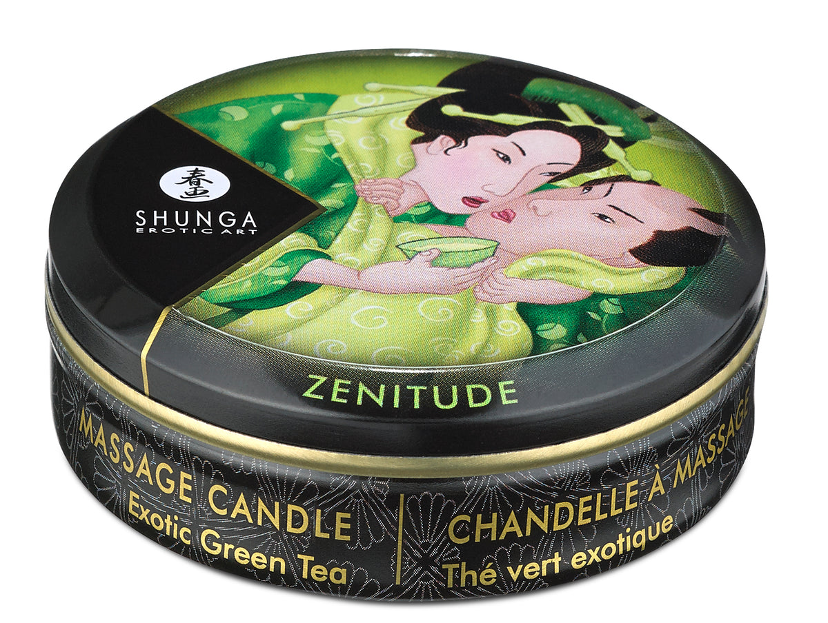 MINI MASSAGE CANDLE ZENITUDE/ EXOTIC GREEN TEA 1 OZ - SH4611
